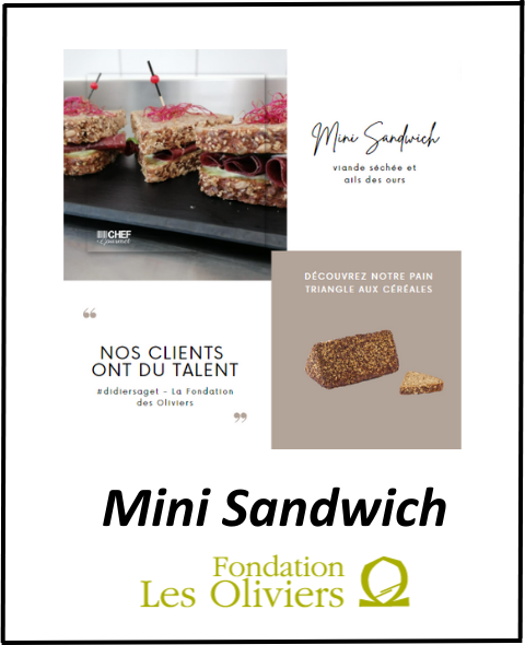 Recette client mini sandwich - Chef Gourmet