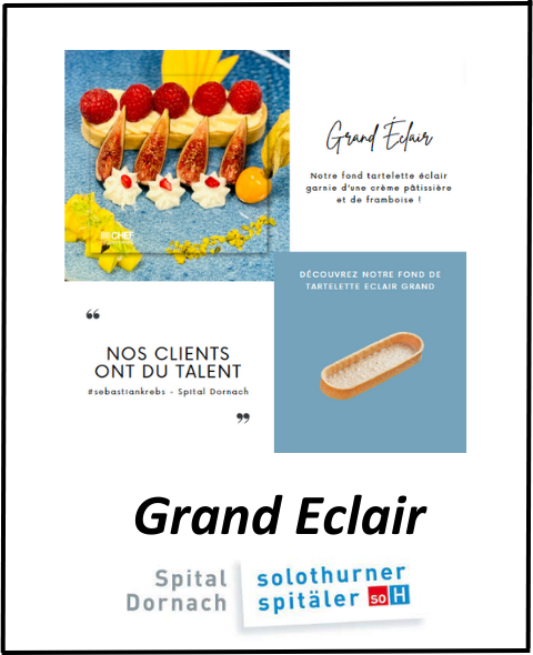 Recette client grand eclair - Chef Gourmet