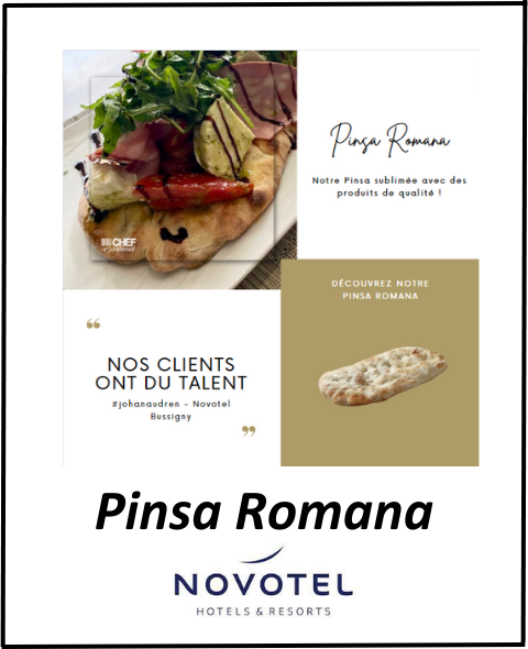Recette client pinsa romana - Chef Gourmet