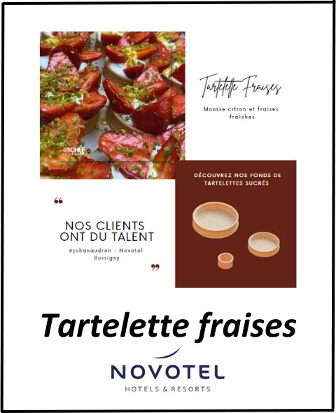 Recette client tartelette fraises - Chef Gourmet