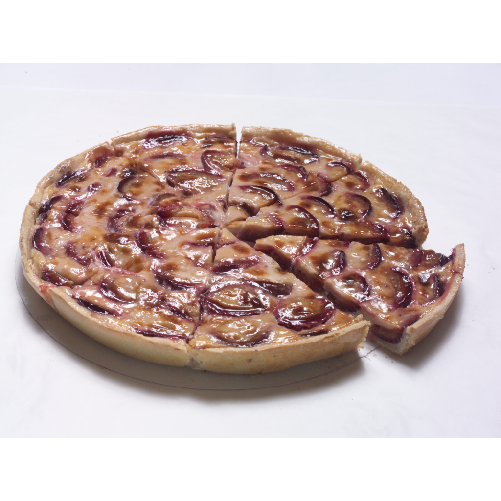 Tarte aux quetsches prdcoupe 8 parts 1.4kg