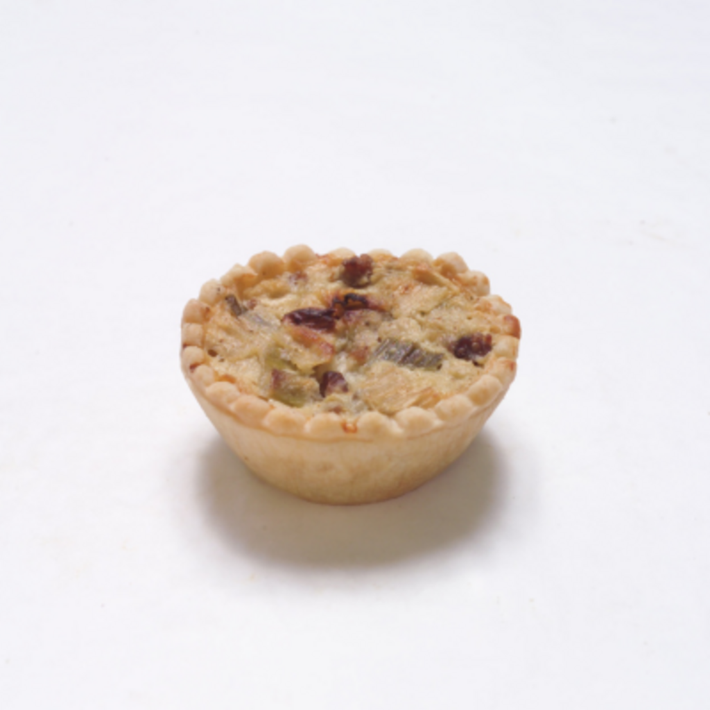 Mini quiche poireaux et lard 48g ( 6cm)