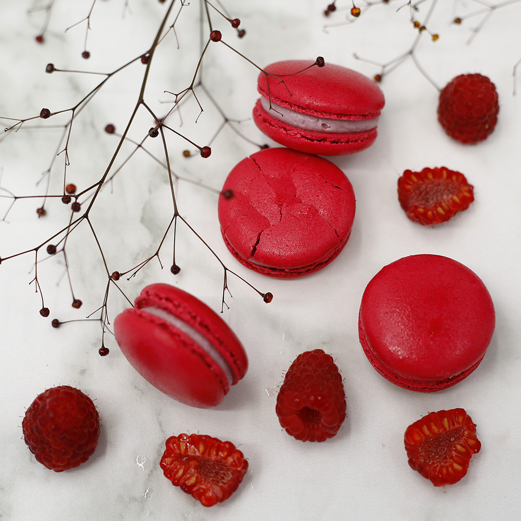 Himbeer Macarons 15g