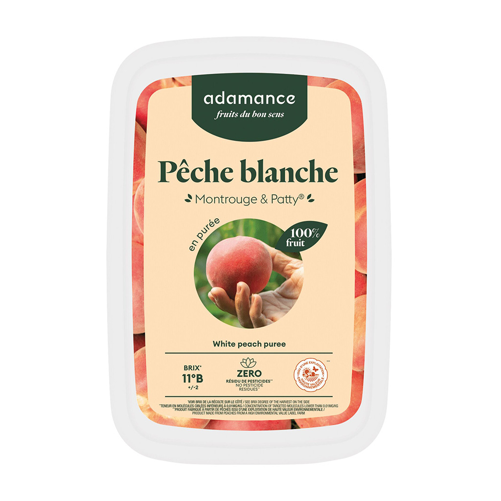 Purée de Pêche Blanche 4x1kg