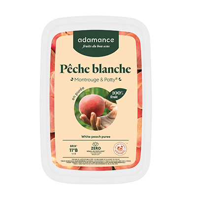 Weißes Pfirsichpüree 4x1kg