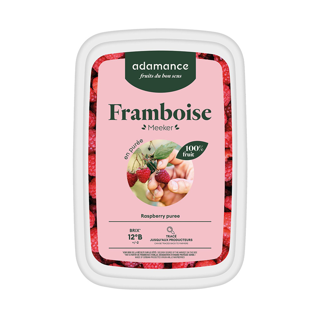 Purée de framboises 1 kg