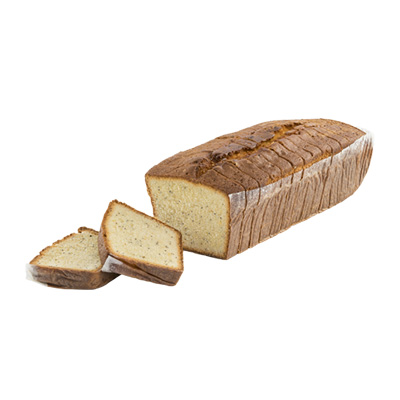 Cake Citron Pavot tranché 1.35kg