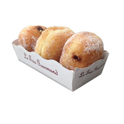 Mini Berliner Trio mit Schokoladenfllung 25g