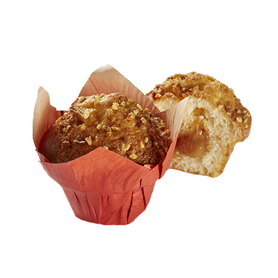 Muffin nature fourré caramel 120g