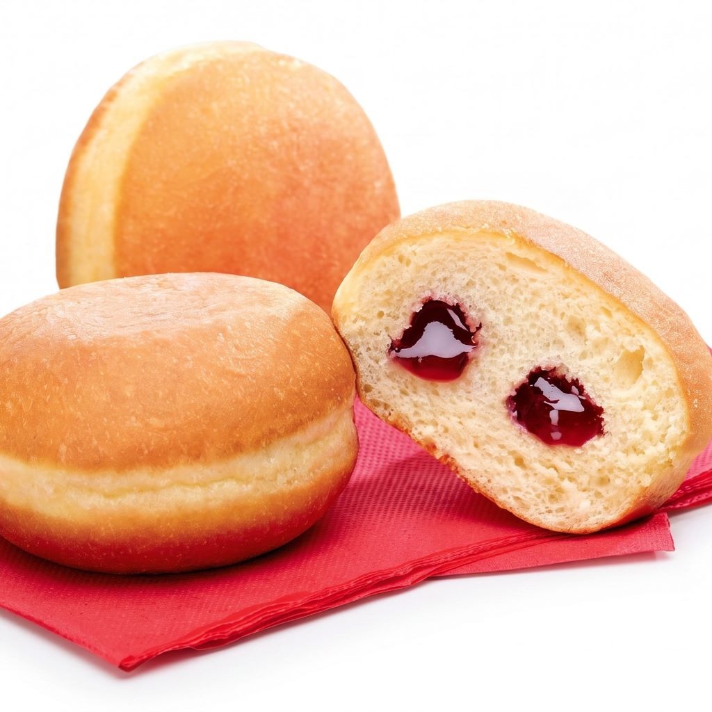 Beignet fourr� � la framboise 75g