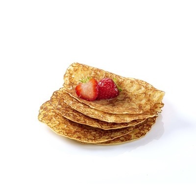 Mini crêpes gourmandes sucrées arôme vanille 15g - Ø 10cm