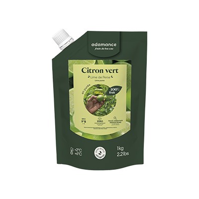 Purée de Citron vert réfrigérée 2x1kg
