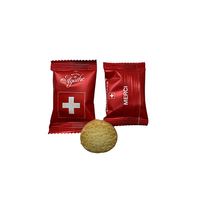 Mini-Biskuit Zitronenzeste einzeln verpackt 5g Swiss Edition