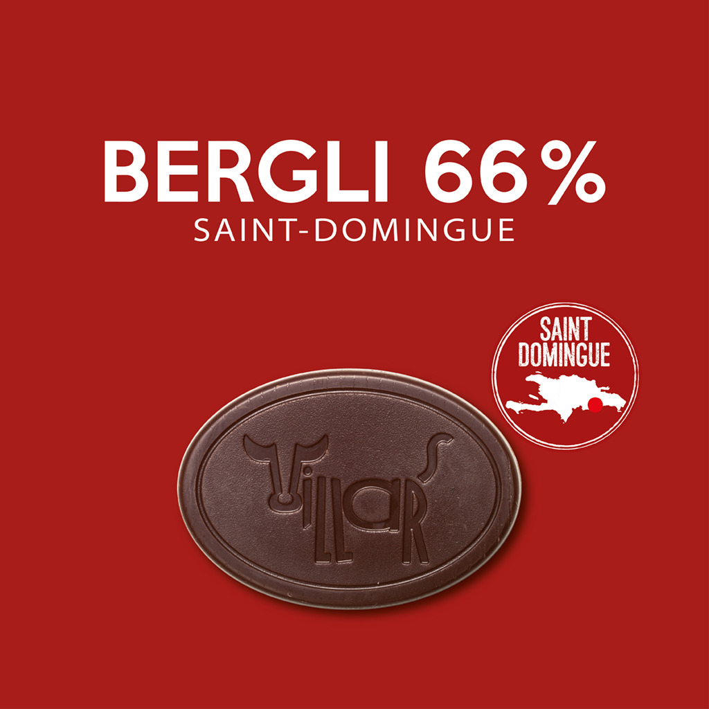BERGLI 66% Couverture Noire Saint Domingue 5kg